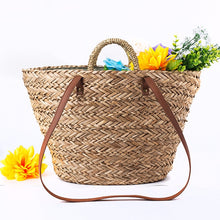 Load image into Gallery viewer, Woven Shoulder Bags Beach Rattan