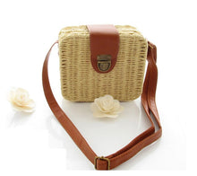 Load image into Gallery viewer, Straw Women Travel Bag Fresh