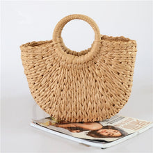 Load image into Gallery viewer, 2019 Summer New beach top handle tote bag for women