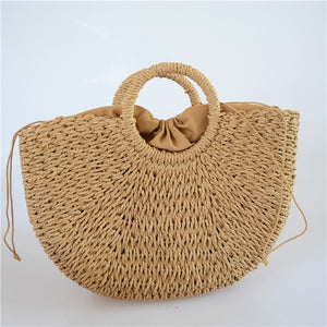 2019 Summer New beach top handle tote bag for women
