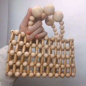 Women's Bamboo Beach Handbag Luxury Brand Designer