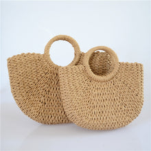 Load image into Gallery viewer, 2019 Summer New beach top handle tote bag for women